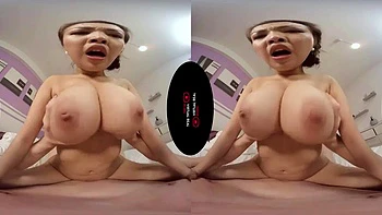 Asian Big Tits VR: Blowjob, Doggy  Cowgirl Porn