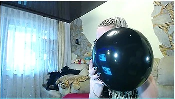 Loners Welcome! Blonde And Black Balloon