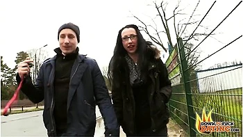 Nerdy Brunette Milf Fucks And Sucks In Public On Her First Date