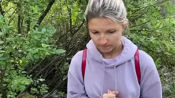Gina Gerson was caught and fucked for unlegal outdoor pissing (Part 1)
