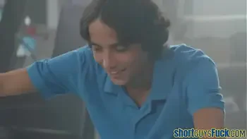 Hugetits mature biker nailed by lil guy after blowing cock