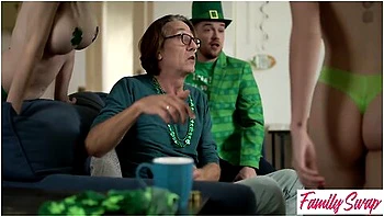 Katie Monroe & Angel Youngs Create A Lucky St Patricks Day Fucking