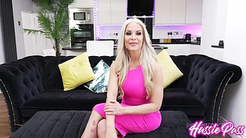 The Busty Blonde British Milf Featuring Miss Sally With Mr. Longwood