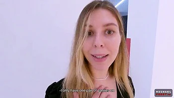 MILF Shoplifter Gets Fucked Hard in Mall Toilet - Risky POV Sex with Big Ass Blonde