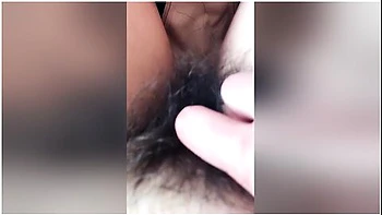 A Japanese Amateur Who Just Strokes The Pussy Hair.do You Like Hairy Girl? [homemade]