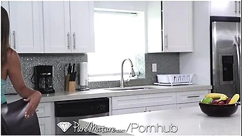 Havana Bleu - Stepmom Seduces Masturbating Stepson