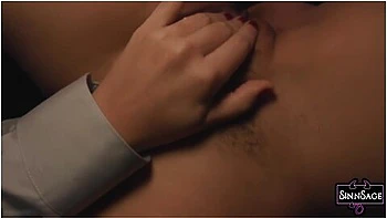 Horny Brunette Sinn Sage Masturbates Her Twat And Moans!