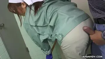 Japanese cleaner, Maki Koizumi sucks dick, uncensored