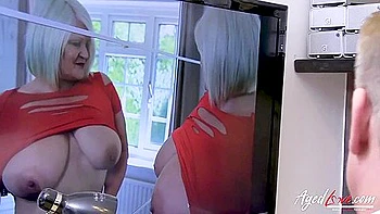 Boss Confronts His Mature Employee Lacey Because He Found Sexy Photos Of Her On The Computer