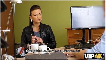 Pervert Bank Teller Lures Kinky Slut To An Adventure