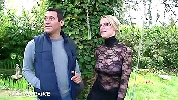 Tall Blond French Milf Anal Fucked