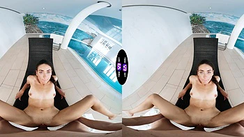 Glam Vixi Rafi rides cock in vr with incredible detail