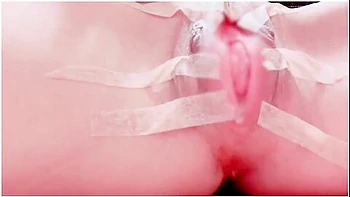 個人撮影/モサイク極薄tーフて広けた中身丸見えハイハンおマンコ愛液とろり潮吹きオtニー