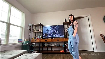 Pov - Fucking My Stepsister's Fat Ass - Gape And Anal Creampie! Steve Rickz And Ava Damore