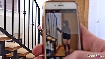 College Teen 18+ Sara Talk To Unfathomable Anal Casting