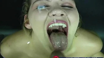 Hot cock tugging teen gets dick off in POV secret sex