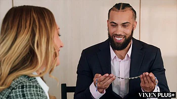 VIXENPLUS Gorgeous Blonde Addison Shows Her Client Real VIP Pussy Service