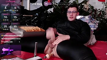 Fucking In Hot Leather Getting Fucked While I Cum Inside His Hot Ass