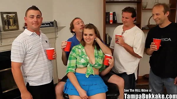 Big Tit ANAL Southern Bitch Gangbang