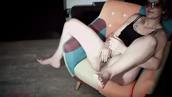 Stepmom Likes To Masturbate Alone To a Porn Movie But Her Stepson Comes And Pulls Out His Dick - Cougar Real Amateur Slut.