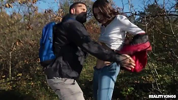 Petite Candie Lucianis Outdoor Fuck With Juan Lucho