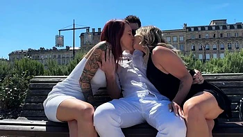 Jade and Ashley, the shock between the brunette and the blonde! - Jacquie et Michel TV