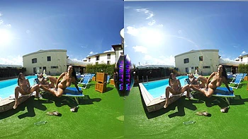 3 lesbian goddesses with Guilia, Benny, & Ale