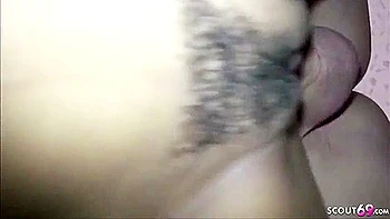 Ebony Cleaning Teen 18+ Caught On Valentines Day And Fucked