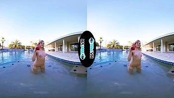 CS Blonde Pool Creampie VR: Blowjob, Doggy  Cowgirl Porn