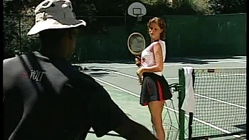 Sexy chick with perfect body is getting plowed outdoors