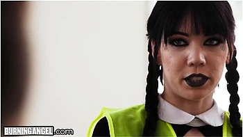 Kyle Mason And Leda Bear In Goth Teen 18+ Gets Rough Sex During Community Services