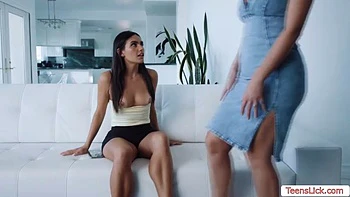 Caught my horny babysitter having phone sex