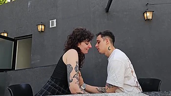 Spraying My Friends Face With Hot Cum