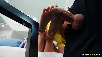 Worships And Sucks Toes And Big Tits - Mick Blue And Roxie Sinners