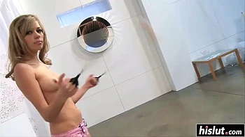 Nicole Ray gets a rock solid pecker: Blowjob, Cowgirl  Missonary Porn