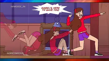 Gravity Falls Parody Cartoon Porn (Part 1): Pussy Licking and Cowgirl Dick Riding