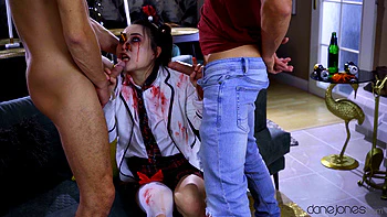 Zombie Halloween double team