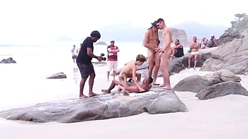 Daped In Public #4 : Skinny Petite Brazilian Larinha Small Fucked At The Beach In Front Of People (dap, Anal, 0% Pussy, Atm, Gapes, Slim Girl, Monster Cocks, Bbc) Ob303