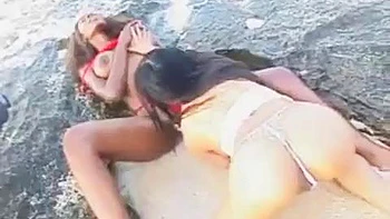 Lesbian fun at the beach: Eporner, Asian  Ebony Porn