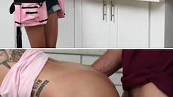 Jade Kimiko  Jade Double team Fixing Stepbro s Leaky Cock ft. Jade Maris: Porn