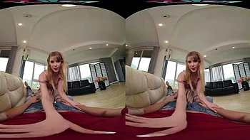 Eyla.Moore.Couch.Potato.Mashing.XXX.VR180.3840p: Blowjob, Doggy  Cowgirl Porn