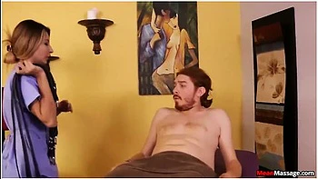 Teen 18+ Masseuse Feels Gross To See His Cum - Jade Jantzen