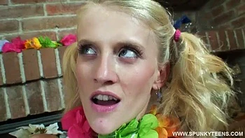 Spunky Fucked on my eighteenth birthday: Blowjob, Babe  Blonde Porn
