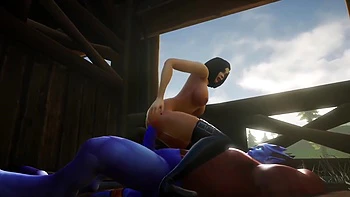 Big Blue Dick Anal : Warcraft Porn Parody