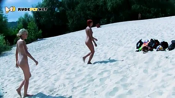 Nudist Really Likes Exposing Herself And Showing Off