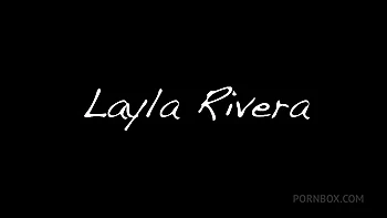 Brunette Bith Big Tits, Layla Rivera Fucks On All Fours Before Swallowing