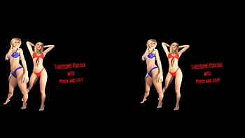 FVR - 24 - Threesome Poolside - Mindy and Lilly - Rework