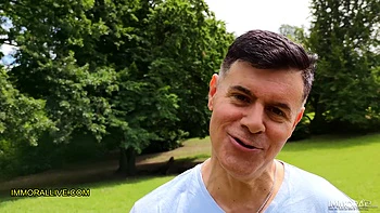 Dan And Matt Pick Up Busty Teen 19 y.o. Working Out In The Park