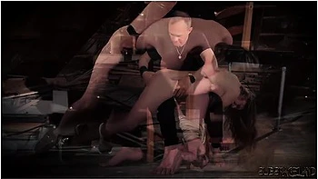 Teen 18+ Mouth Fucked While Tied Up In First Time Bondage