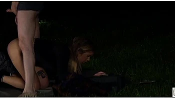 Hard Deepthroat And Ass Fucking With Atm For Blond Babe Rory Knox As She Makes Art Outdoors